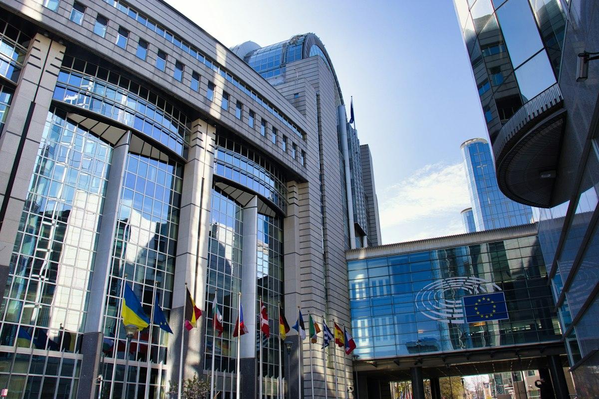 A European parliament building